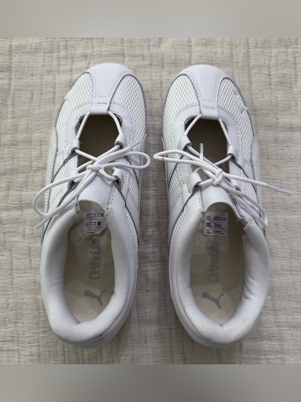 PUMA Speedcat Go Mesh White Ballet Womens Size 8
